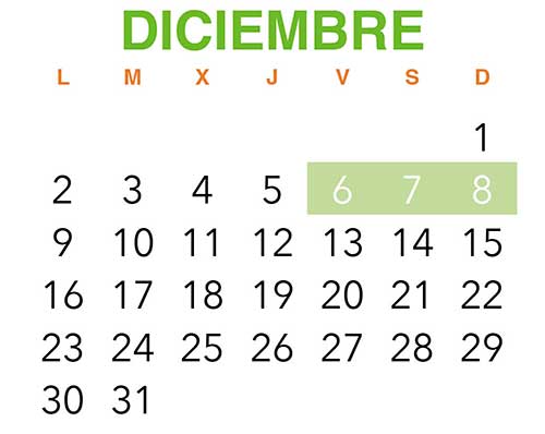 Calendario VinuesAventura. Diciembre